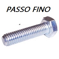 BULLONE T/FILETTO FINO ZINC.CL.8,8 TE PASSO 1,25 | Ø mm. 10X 45